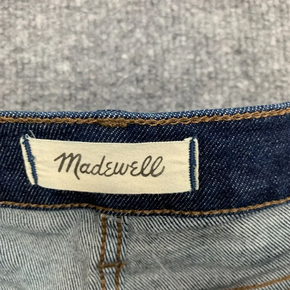 Madewell Jeans Womens 25 Orland Wash Denim Stretch Tencel Blend Mid Rise Skinny